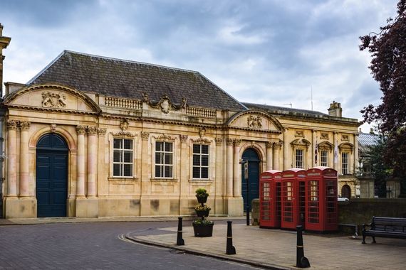 Northampton Phoneboxes Decorative: The Session House in Northampton to show the local connection